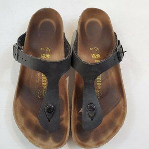 Birkenstock Gizeh Brown Sandals Size 40 / Womens 9